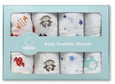 Baby Receiving Blankets 4 Pack