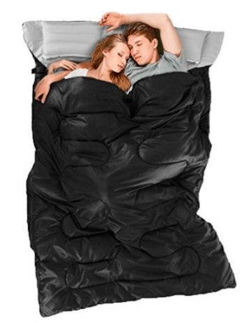 double camping or hiking sleeping bag