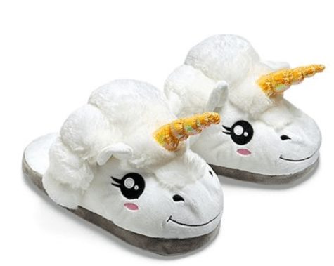 thinkgeek-plush-unicorn-slippers-gift-idea-for-warm-feet