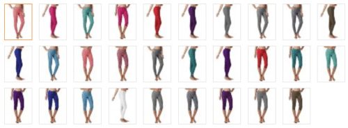Yoga Reflex Women's Tummy Control Yoga Pant Workout Running Capri Pants - Pocket