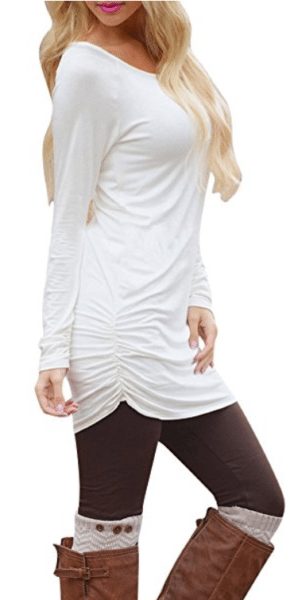 womens-basic-long-sleeve-slim-fit-t-shirt-dress-tunic-top-white