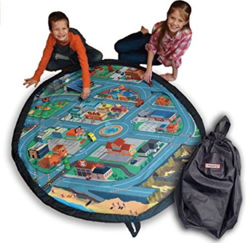 fun-field-city-extra-large-drawstring-play-mat-5-foot-diameter-play-for-hours-and-clean-up-in-seconds-race-your-cars-or-build-with-your-blocks