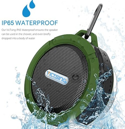 victsing-shower-speaker-wireless-waterproof-speaker-with-5w-drive-suction-cup-buit-in-mic-hands-free-speakerphone-army-green