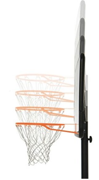 Lifetime 1221 Pro Court Height Adjustable Portable Basketball System, 44 Inch Backboard1