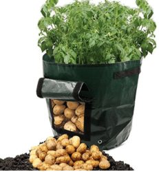 ASOON 2-Pack 7 Gallon Garden Potato Grow Bag Vegetables Planter Bags with Handles and Access Flap for Potato, Carrot & Onion