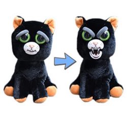 Feisty Pet Black Cat Katy Cobweb Stuffed Attitude Plush Animal