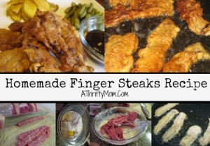 homemade finger steak recipe