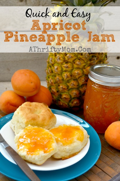 APRICOT PINEAPPLE JAM RECIPE, quick and easy recipe that is a family favorite #Jam #recipe #Apricot