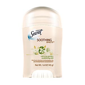 Secret Soothing Effects deodorant