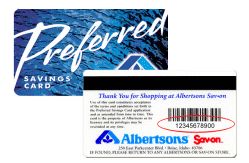 albertsons perered card
