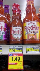 Franks Redhot Wings Sauce coupon