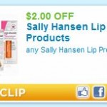 Sally Hansen coupon for lip care