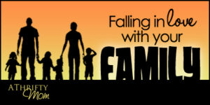 falling in love with your family logo
