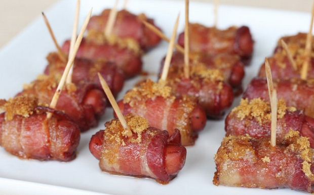lil smokies wrapped in bacon