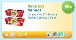 seneca oatmeal coupon