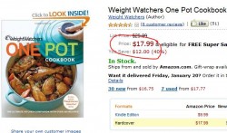weight watchers one pot cookbook meals