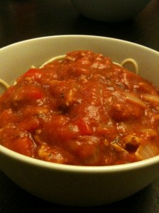1homemade spaghetti sauce recipe