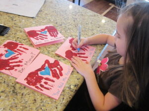 childrens handmade valentines idea