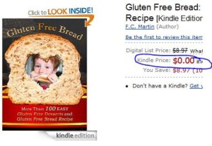 gluten free recipe book, free kindle,