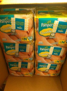 pampers box from amazon
