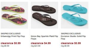 flip flops deals at shopko, athirftymom.com