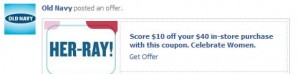 old navy coupon