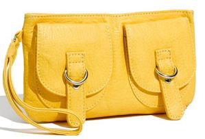 sky wristlet at nordstoms yellow
