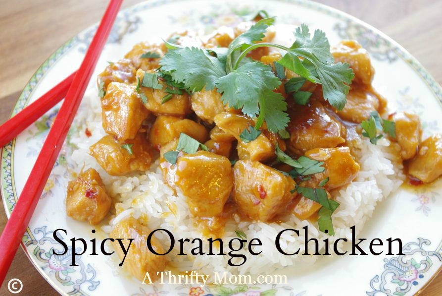 spicey orange chicken recipe