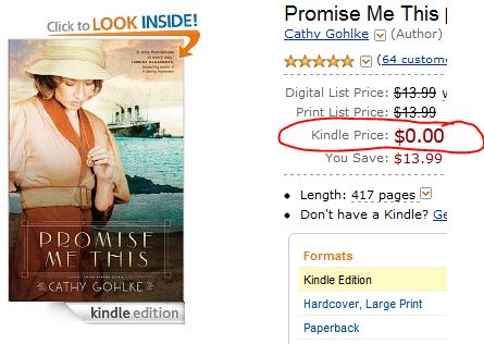 Promise me this free kindle book