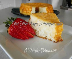 A Fat FREE Angel Pineapple cake