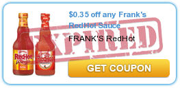 $0.35 off any Frank's RedHot Sauce