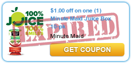 $1.00 off on one (1) Minute Maid Juice Box 10-pk