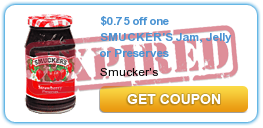 $0.75 off one SMUCKER'S Jam, Jelly or Preserves
