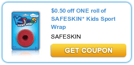 $0.50 off ONE roll of SAFESKIN* Kids Sport Wrap
