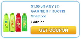 $1.00 off ANY (1) GARNIER FRUCTIS Shampoo