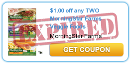 $1.00 off any TWO MorningStar Farms Veggie Foods