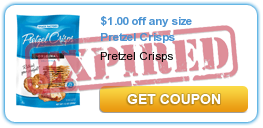 $1.00 off any size Pretzel Crisps