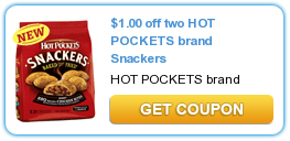 $1.00 off two HOT POCKETS brand Snackers