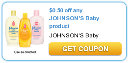 $0.50 off any JOHNSON'S Baby product