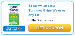 $1.00 off On LIttle Tummys Gripe Water or any Lit