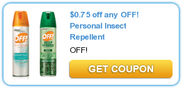 $0.75 off any OFF! Personal Insect Repellent