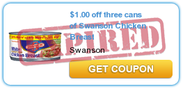 $1.00 off three cans of Swanson Chicken Breast