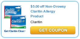 $5.00 off Non-Drowsy Claritin Allergy Product