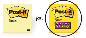 post it vs super sticky Free Samples: Post it Super Sticky Notes
