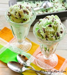 Homemade Ice Cream, Mint & Chip Homemade Ice Cream, Homemade Ice Cream Made Without A Machine, Money Saving Recipes
