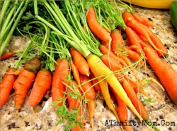 carrots with tops