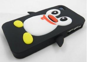 Silicone Penguin iPhone Case