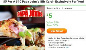 Papa Johns coupon