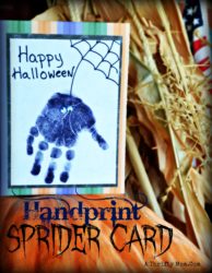 handprint spider card