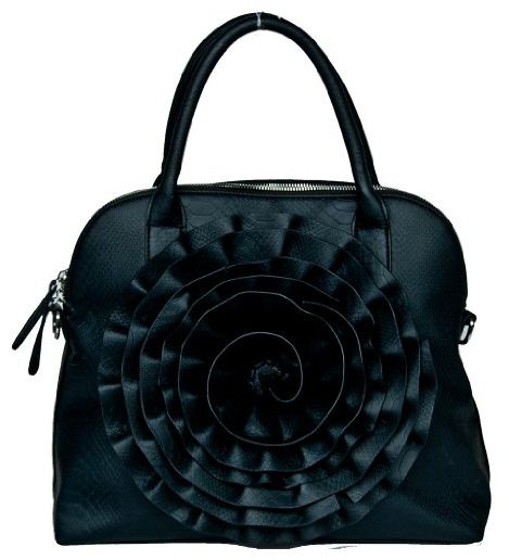 rose purse black